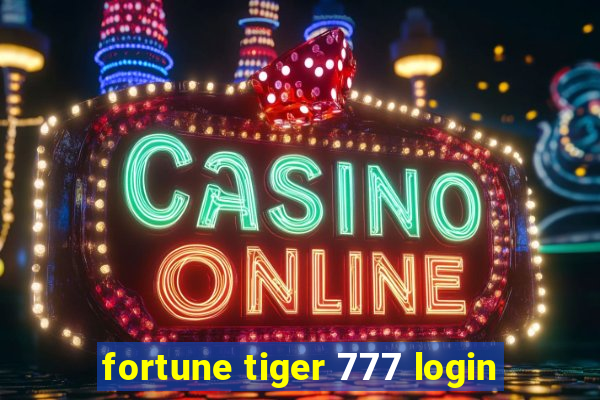 fortune tiger 777 login